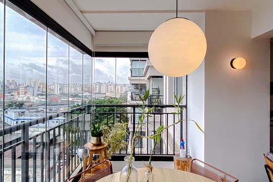 Varanda de apartamento à venda com 2 quartos, 82m² em Brás, São Paulo