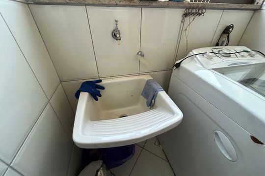 Área de Serviço de apartamento à venda com 3 quartos, 89m² em Vila Valqueire, Rio de Janeiro