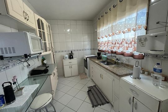 Cozinha de apartamento à venda com 3 quartos, 89m² em Vila Valqueire, Rio de Janeiro