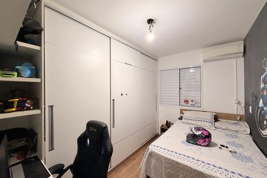 Quarto 2 de casa de condomínio à venda com 3 quartos, 111m² em Jardim Colonial, Jundiaí