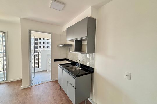 Cozinha  de apartamento para alugar com 2 quartos, 39m² em Vila Campanela, São Paulo