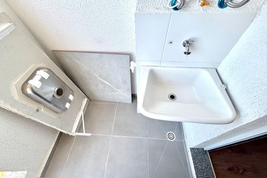 Área de serviço  de apartamento para alugar com 2 quartos, 39m² em Vila Campanela, São Paulo