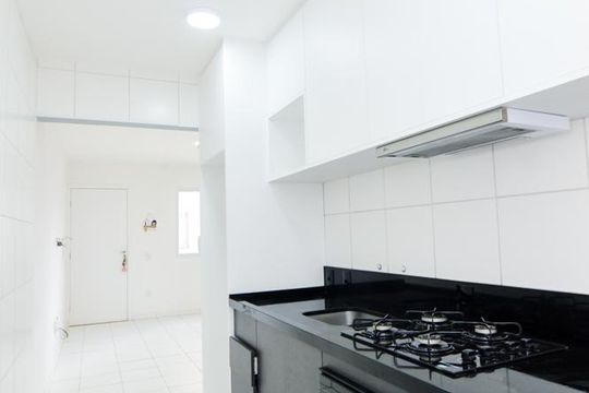 Cozinha de apartamento para alugar com 2 quartos, 44m² em Vila Alzira, Guarulhos