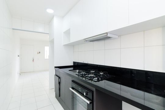 Cozinha de apartamento para alugar com 2 quartos, 44m² em Vila Alzira, Guarulhos