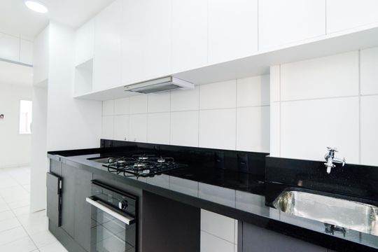 Cozinha e Área de Serviço de apartamento para alugar com 2 quartos, 44m² em Vila Alzira, Guarulhos