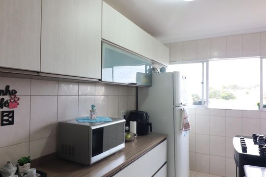 Cozinha e Área de Serviço de apartamento à venda com 2 quartos, 53m² em Vila Florida, São Bernardo do Campo