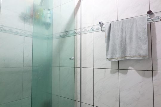 Banheiro Social de apartamento à venda com 2 quartos, 53m² em Vila Florida, São Bernardo do Campo