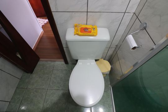 Banheiro Social de apartamento à venda com 2 quartos, 53m² em Vila Florida, São Bernardo do Campo
