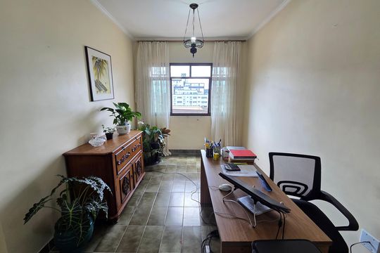 Sala de apartamento para alugar com 1 quarto, 62m² em Boqueirão, Praia Grande