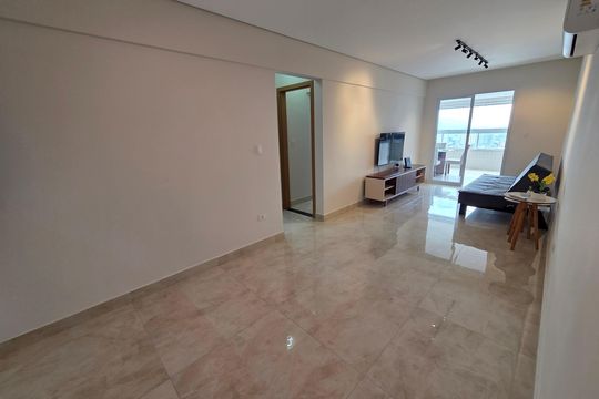 Sala de apartamento para alugar com 2 quartos, 88m² em Vila Caiçara, Praia Grande