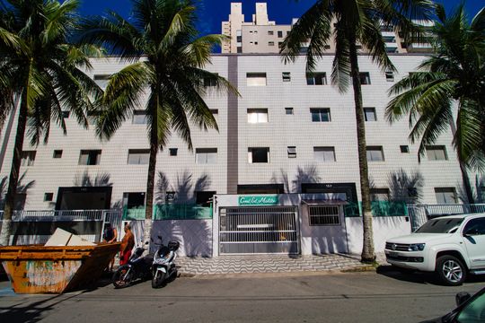 Fachada de kitnet/studio para alugar com 1 quarto, 32m² em Nova Mirim, Praia Grande