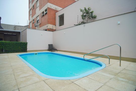 Área comum - Piscina de apartamento à venda com 2 quartos, 94m² em Centro, São Leopoldo