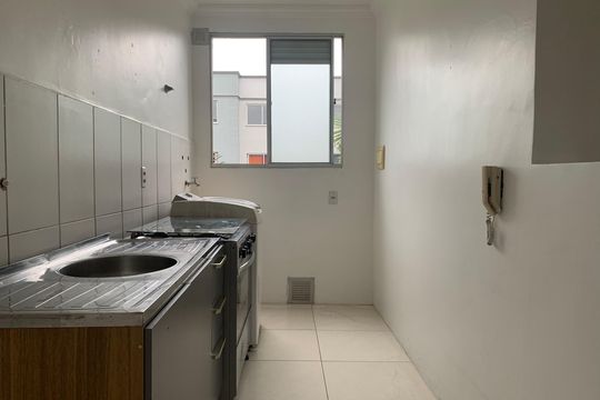 Cozinha de apartamento para alugar com 2 quartos, 49m² em Centro, Sapucaia do Sul