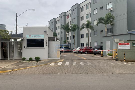 Fachada de apartamento para alugar com 2 quartos, 49m² em Centro, Sapucaia do Sul