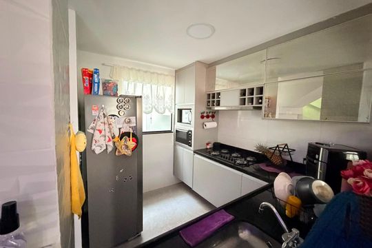 Cozinha de casa de condomínio à venda com 2 quartos, 120m² em Jacarepaguá, Rio de Janeiro