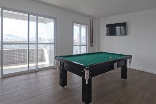 Área Comum - Sala de Jogos de apartamento para alugar com 1 quarto, 60m² em Boqueirão, Santos