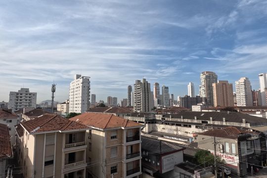 Vista do Quarto 1 de apartamento para alugar com 1 quarto, 60m² em Boqueirão, Santos