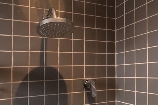 Banheiro do Quarto 1 de apartamento para alugar com 1 quarto, 60m² em Boqueirão, Santos