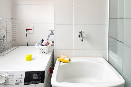 Área de Serviço de apartamento à venda com 2 quartos, 59m² em Baeta Neves, São Bernardo do Campo