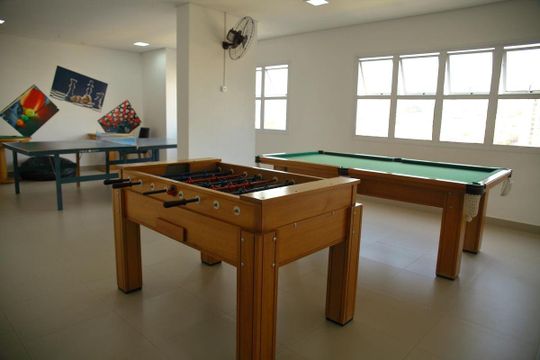 Área comum - Sala de Jogos de apartamento à venda com 2 quartos, 59m² em Baeta Neves, São Bernardo do Campo
