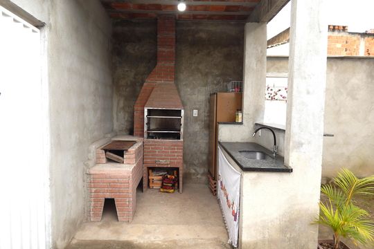 Área comum - Churrasqueira de casa para alugar com 2 quartos, 128m² em Santa Cruz, Rio de Janeiro