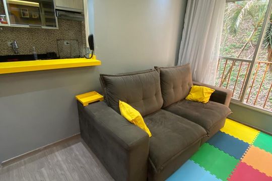 Sala de apartamento para alugar com 2 quartos, 55m² em Vila Andrade, São Paulo
