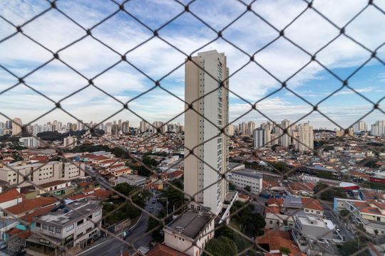 Varanda da Sala - Vista de apartamento à venda com 2 quartos, 57m² em Lauzane Paulista, São Paulo