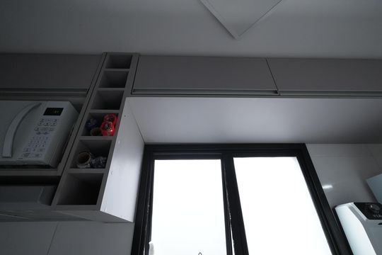 Cozinha de apartamento à venda com 2 quartos, 65m² em Vila Camilópolis, Santo André