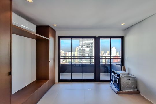 Sala de apartamento à venda com 1 quarto, 38m² em Vila Mariana, São Paulo