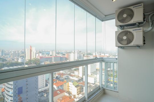 Varanda gourmet de apartamento à venda com 2 quartos, 65m² em Vila Camargo, São Bernardo do Campo