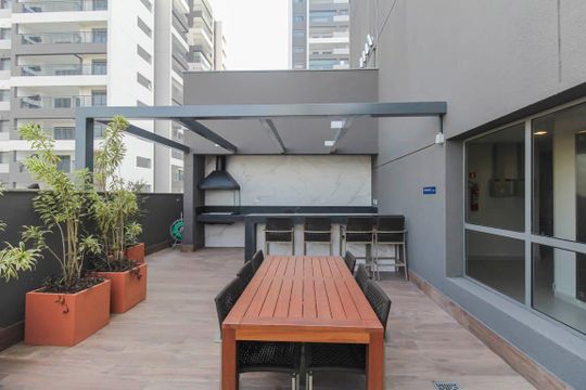 Churrasqueira de apartamento para alugar com 1 quarto, 30m² em Vila Graciosa, São Paulo