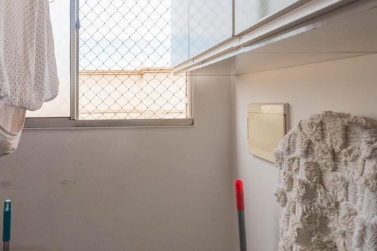Cozinha de apartamento à venda com 2 quartos, 44m² em Jardim Marcia, Campinas