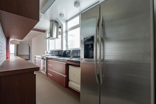 Sala/Cozinha de apartamento para alugar com 3 quartos, 180m² em Pinheiros, São Paulo