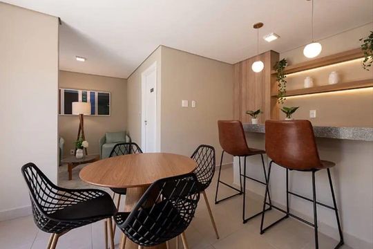 Área externa de apartamento para alugar com 1 quarto, 24m² em Alto da Mooca, São Paulo