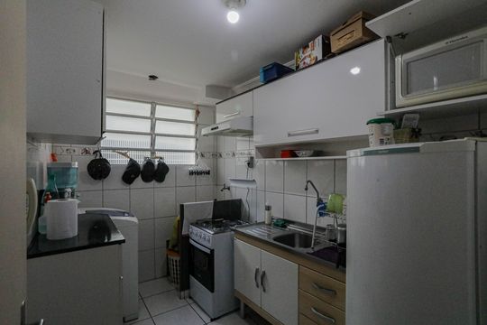 Cozinha de apartamento para alugar com 2 quartos, 40m² em Vila Jundiai, Mogi das Cruzes