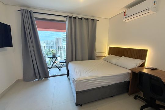 Studio de kitnet/studio à venda com 1 quarto, 26m² em Santo Amaro, São Paulo