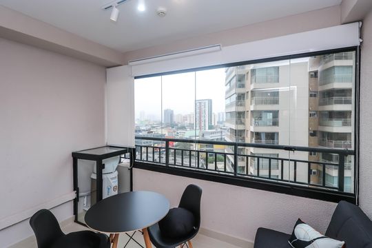 Varanda do studio de kitnet/studio para alugar com 1 quarto, 28m² em Ipiranga, São Paulo