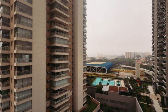 Varanda - Vista de kitnet/studio para alugar com 1 quarto, 28m² em Ipiranga, São Paulo