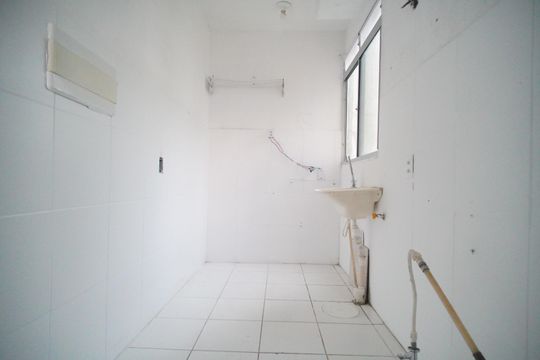 Cozinha de apartamento à venda com 2 quartos, 50m² em Santos Dumont, São Leopoldo