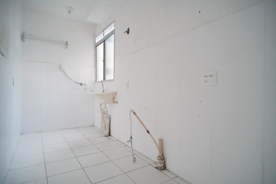 Cozinha de apartamento à venda com 2 quartos, 50m² em Santos Dumont, São Leopoldo