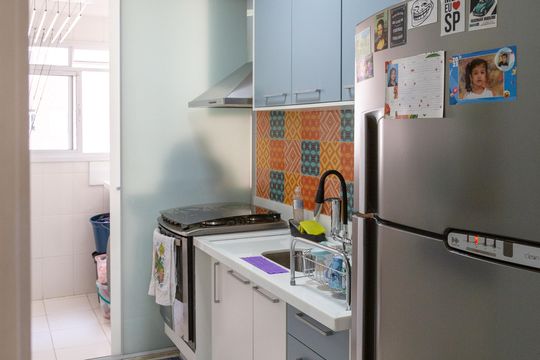 Cozinha de apartamento à venda com 3 quartos, 71m² em Macedo, Guarulhos