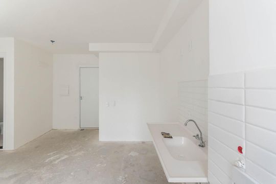Cozinha e Área de Serviço de apartamento à venda com 2 quartos, 46m² em Santo Cristo, Rio de Janeiro