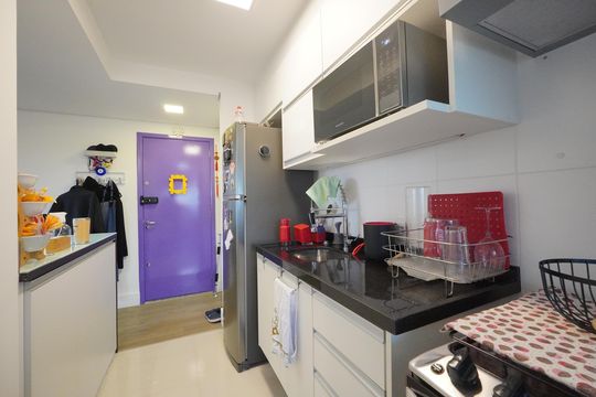 Cozinha de apartamento para alugar com 2 quartos, 54m² em Ipiranga, São Paulo