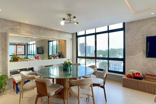 Sala de Jantar de apartamento à venda com 3 quartos, 180m² em Jardim Paulista, São Paulo