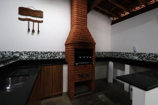 Área comum - Churrasqueira de apartamento para alugar com 2 quartos, 65m² em Chácara Califórnia, São Paulo