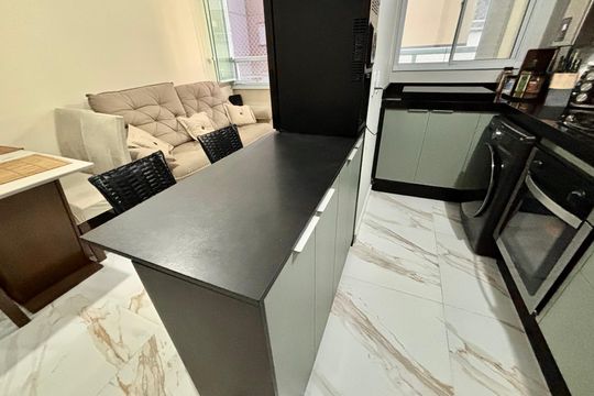 Cozinha - Armários de apartamento à venda com 2 quartos, 44m² em Cidade São Mateus, São Paulo