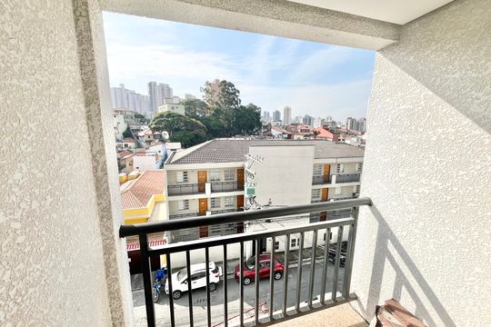 Varanda de kitnet/studio para alugar com 1 quarto, 26m² em Jardim São Paulo, São Paulo