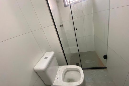 Banheiro de kitnet/studio à venda com 1 quarto, 22m² em Vila Mariana, São Paulo
