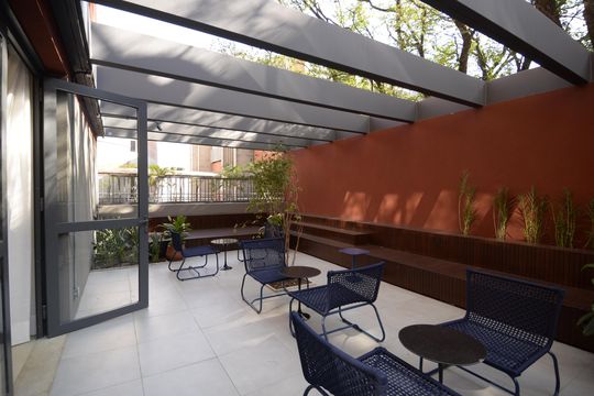 Área comum de kitnet/studio para alugar com 1 quarto, 20m² em Liberdade, São Paulo