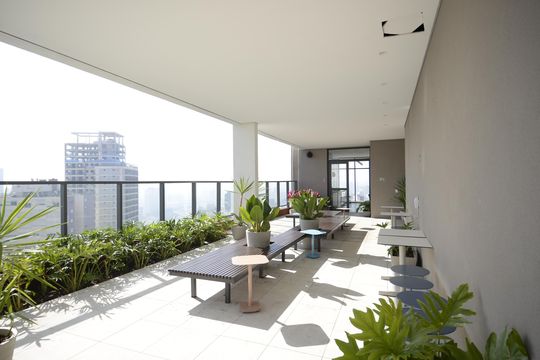 Área comum de kitnet/studio para alugar com 1 quarto, 20m² em Liberdade, São Paulo